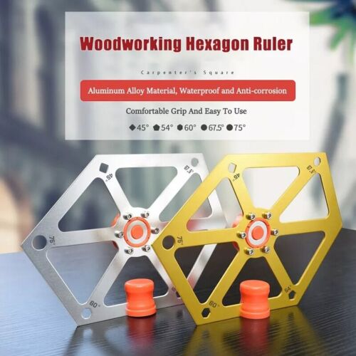 La escuadra hexagonal de aluminio: la herramienta de medición de ángulos perfecta para tu carpintería