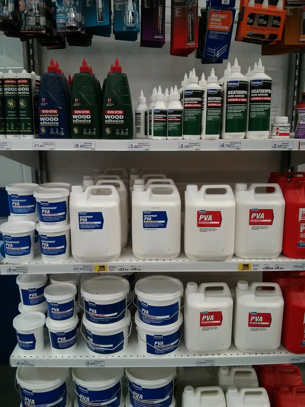 Cola blanca de carpintero (PVA) para madera