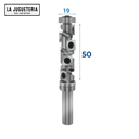 Fresa de corte recto 63 mm, copiadora con 2 rodamientos. Vástago de  1/2". Ref. G20