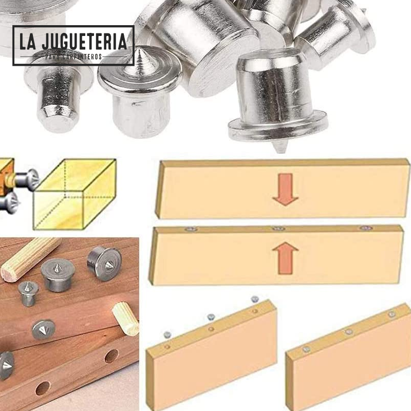 Pin marcador para madera 6,8,10,12mm. Set 4 pcs