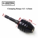 Chuck Adaptador de taladro de impacto, 2 adaptadores de broca para convertidor de destornillador de impacto, vástago hexagonal
