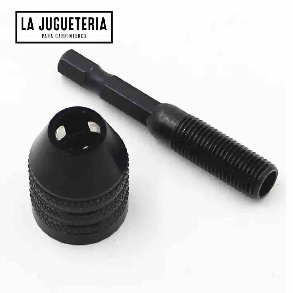 Chuck Adaptador de taladro de impacto, 2 adaptadores de broca para convertidor de destornillador de impacto, vástago hexagonal