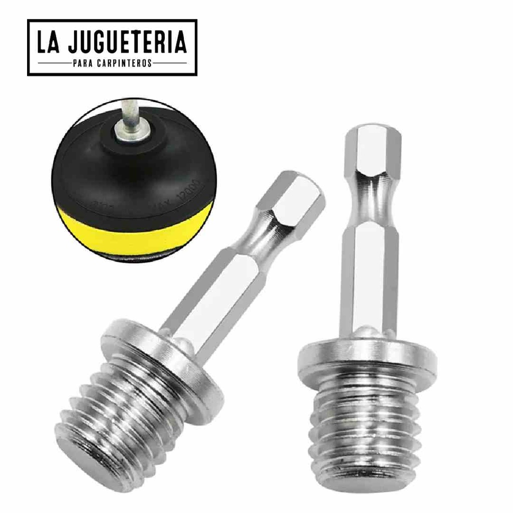 Conversor Adaptador de taladro de vástago hexagonal 1/4, M14