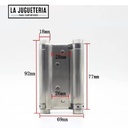 Bisagra de resorte Bisagra de puerta de cierre suave Amortiguador de acero inoxidable ajustable Bisagra bidireccional N3 (90mm)