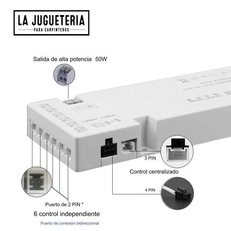  Fuente de alimentación para gabinetes 12V 60W