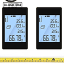 Cinta métrica laser, flexómetro y telémetro Laser 40 mts