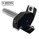 Fresa niveladora / limpiafondos con insertos de carburo. Vástago 1/2". Ref. G09