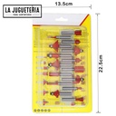 Set 15pz de Fresas para Router de Alta Precisión con Vástago de 1/4" - La Juguetería para Carpinteros