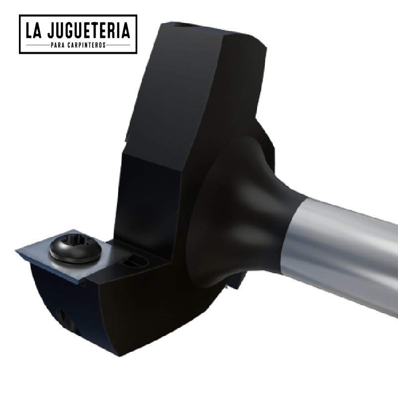 Fresa niveladora / limpiafondos con insertos de carburo. Vástago 1/2". Ref. G09