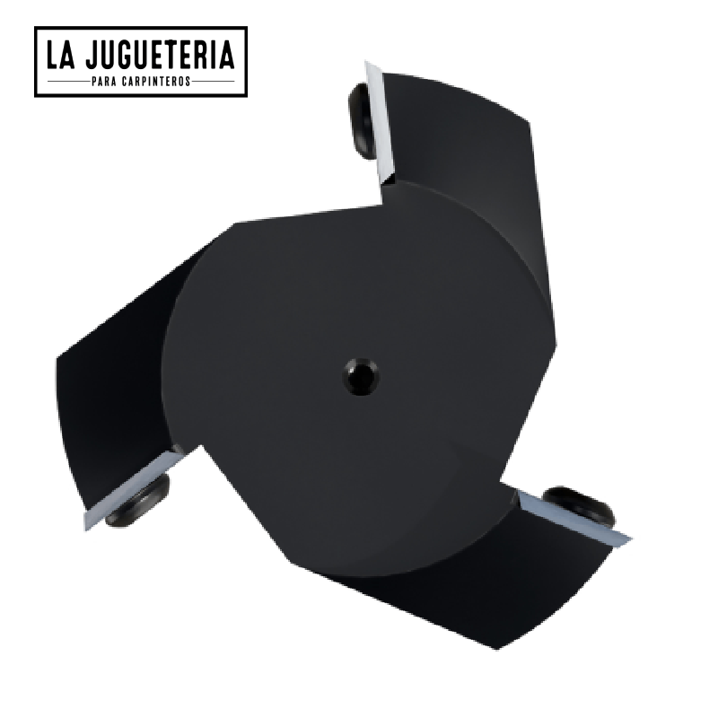 Fresa niveladora / limpiafondos con insertos de carburo. Vástago 1/2". Ref. G09
