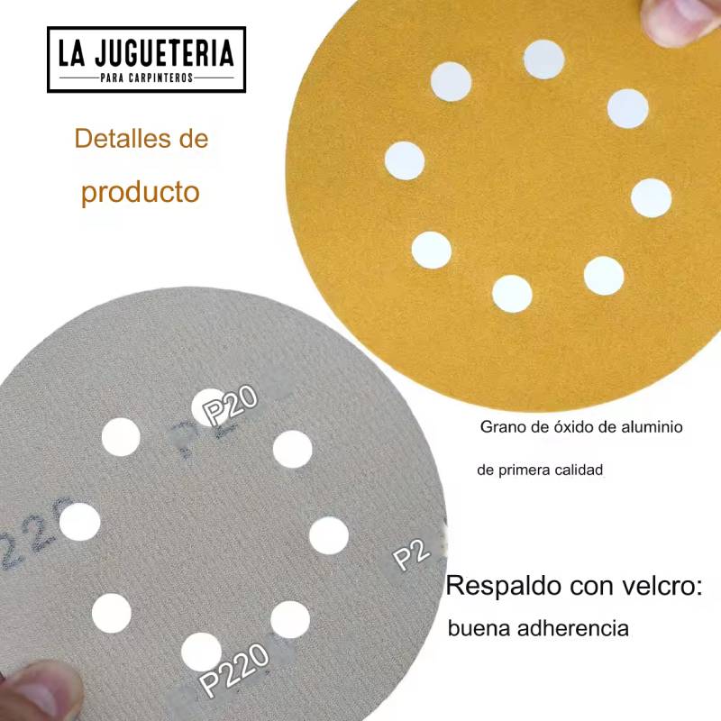 Disco de Lijado con Grano 60, 125mm (5 Pulgadas)
