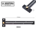 Regla de aluminio de L-HT158, trazador de medida de ángulo, tipo t, 280mm