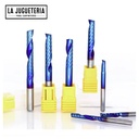 Fresa de Carburo CNC con Recubrimiento TiCN de 1/8" para Herramientas de Carpintería, 1 Flauta, 3.175 x 17 x 45 mm (0.125 x 0.669 x 1.772 in) Ref: V14