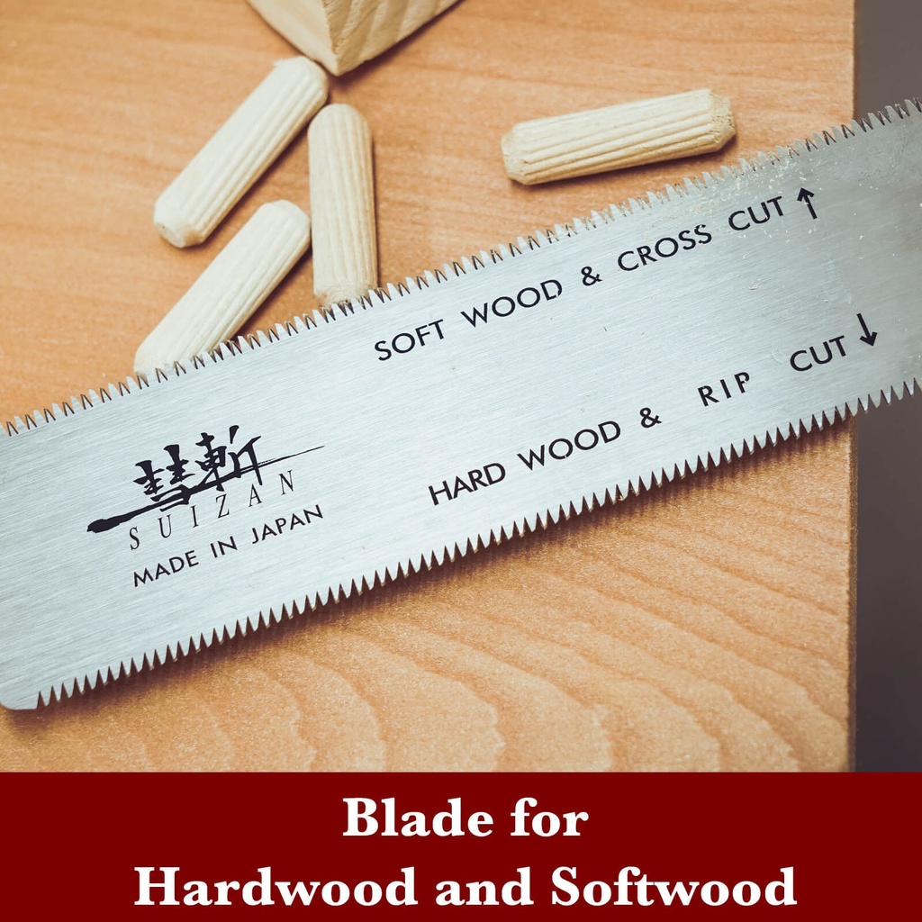 Doble filo: madera dura (rip) y madera blanda (cross)