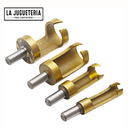 Broca sacabocados ó sacatarugos tipo C de 6,8,13,16 mm. Set 4 pcs