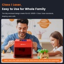 Láser Clase 1 totalmente cerrado, seguro para uso familiar