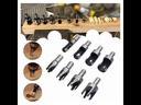 Broca sacabocados ó sacatarugos tipo C de 6,8,13,16 mm. Set 4 pcs