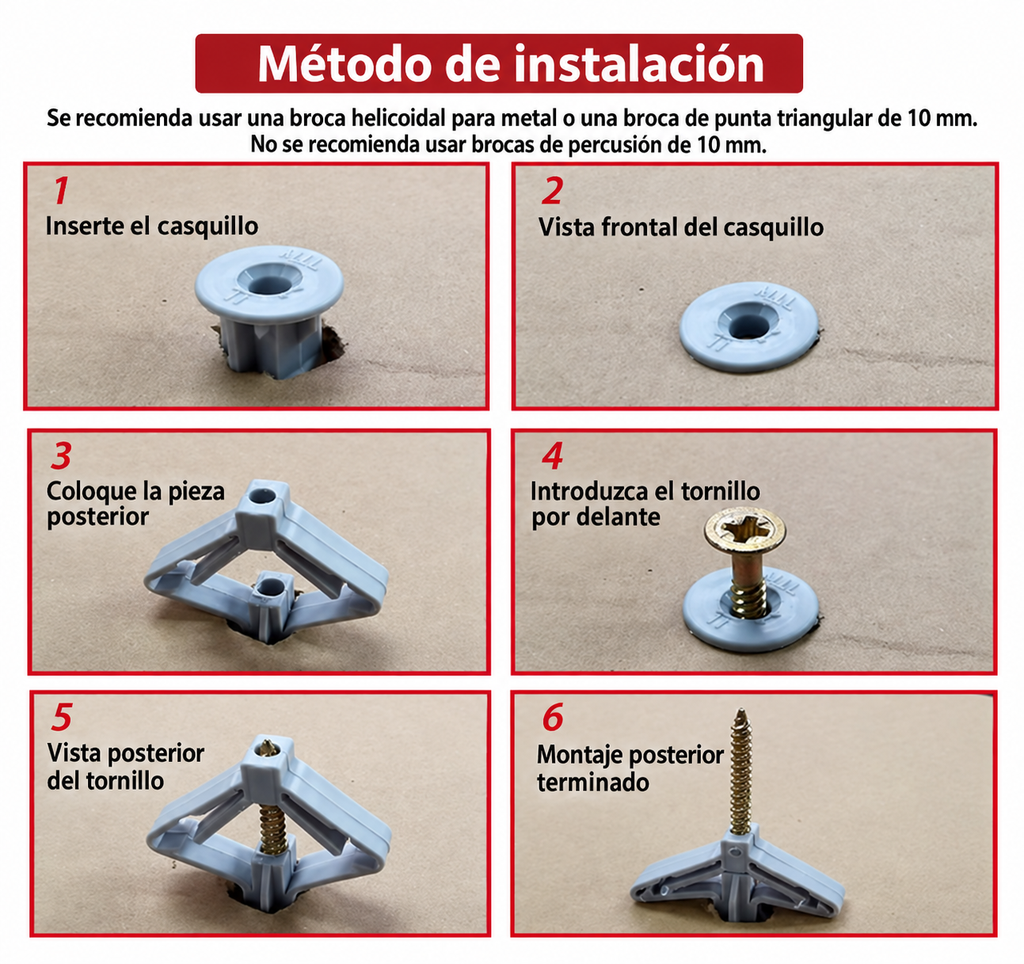 Método de instalación