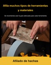 Afila varios materiales