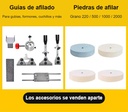 Guías y piedras opcionales