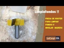 Fresa niveladora / limpiafondos con corte de 2-1/4" x 5/8" (57 mm x 15.9 mm) y vástago de 1/2" (12.7 mm) - Ref. G10