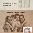 ATOMSTACK - Grabador láser P9 M50, máquina de corte de grabado láser de 50 W