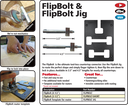 FastCap FLIPBOLT tornillo corto 3,5" para uniones