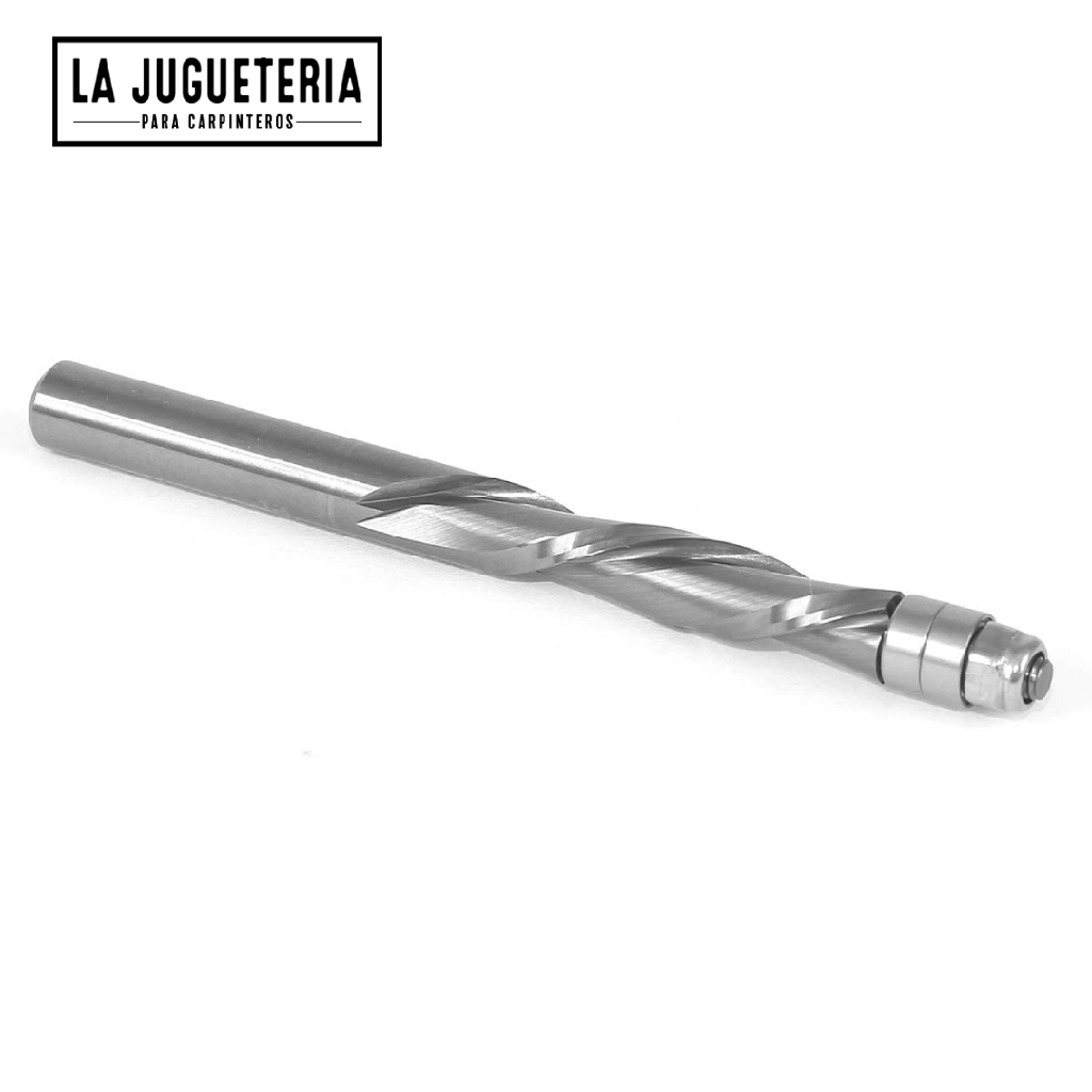 Fresa copiadora en espiral UPCUT  1/4x1-1/8x3"  Vástago 1/4".  Ref.P21