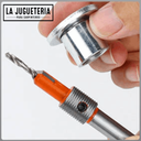 Avellanador 3.0 x 8 mm de cuello con tope Ajustable para madera profundidad 2.5-10.5 mm