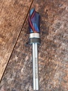 Fresa de corte recto 25 mm, copiadora TK1050. Vástago de 1/4". Ref.P33