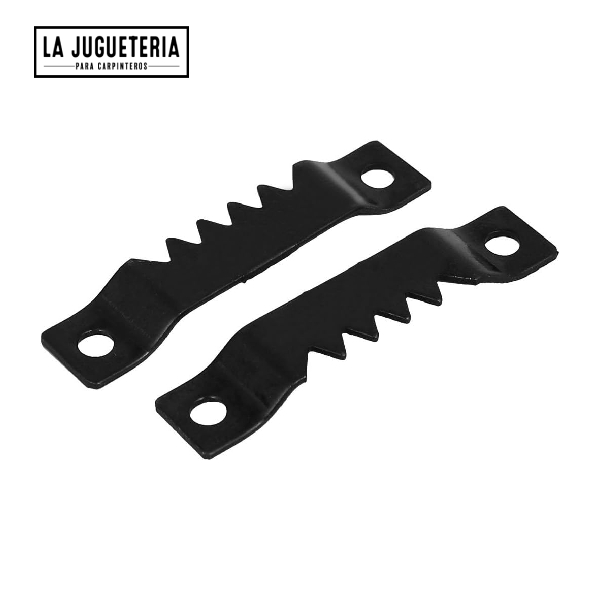 Colgador de dientes para cuadros, fotos, espejos, entre otros 1,5". 