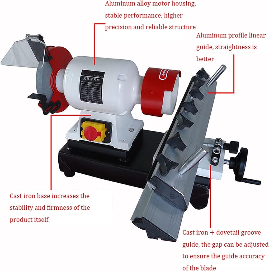 Afilador de cuchillas de canteadora y cepilladora universal . 110V.