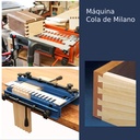 Maquina de uniones cola de milano, con plantilla de corte de  1/2". 