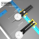 Corrector de calibre de Dial de sierra de mesa