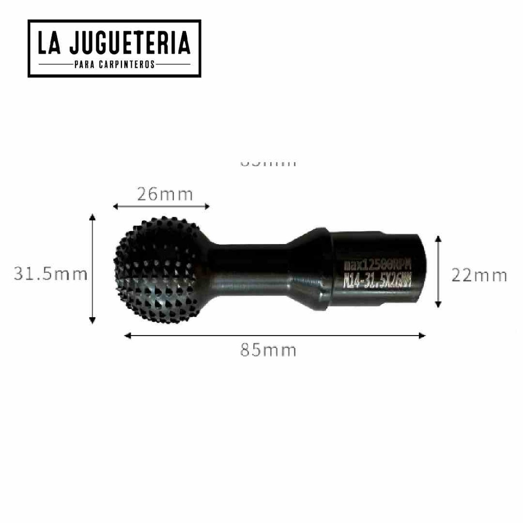 Escofina EsféRica Para Amoladora Angular