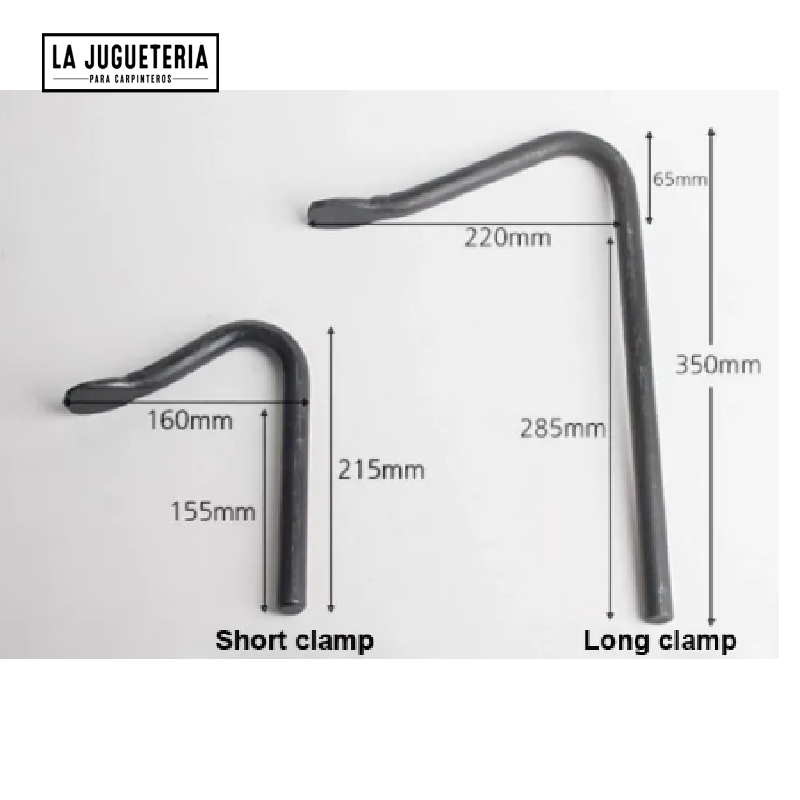 Set Perros de sujeción para mesa de carpintero de 350mm y 250mm tipo japones 