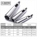 Cono Morse de broca La reducción Adaptador para Torno Fresado (MT1 a MT2, MT3 a MT2, MT3 a MT4,3pcs)