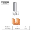 Fresa niveladora / limpiafondos con corte de 1/2" (12,7 mm) y vástago de 1/4" (6.35 mm). Ref. G