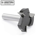 Fresa niveladora / limpiafondos y ranuradora corte 12,7 altura x 48 mm de radio. Vástago de 1/2". Ref.G11