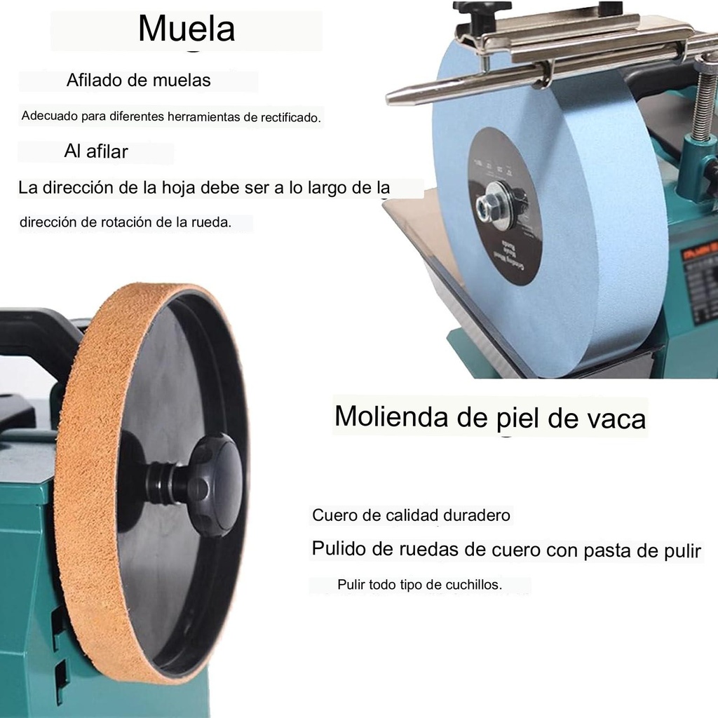 Máquina afiladora, Kit de Afilador Húmedo/Seco de 10" (254 mm)