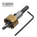 Set de broca sierras tipo corona chapada en titanio, 8 piezas 16/18/18.5/20/22/25/30/32
