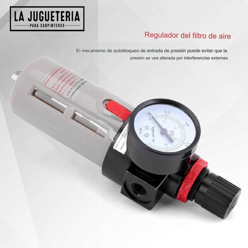 filtro regulador de presión neumático, válvula y separador de aceite y agua BFR2000