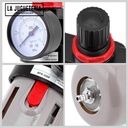 filtro regulador de presión neumático, válvula y separador de aceite y agua BFR3000