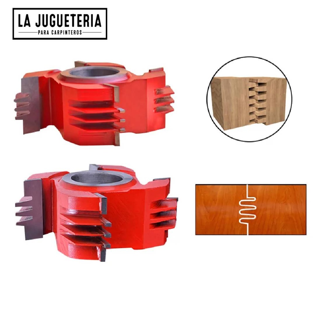 
Fresa para trompo bore 1-1/4, Cutter Dia ( D)120,
Cutting Height (I)30-36, 
Core Dia (F) 30-40, 
Number of Fingers 5