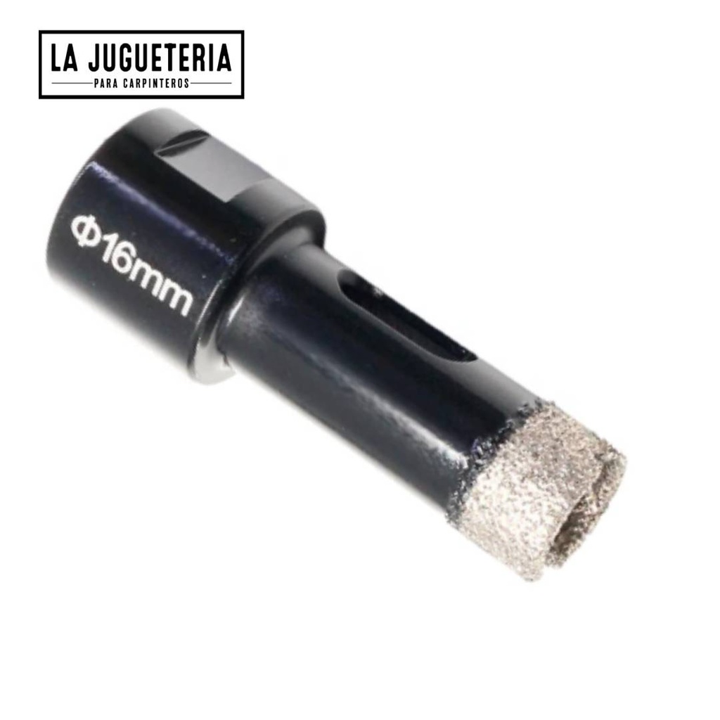Broca de diamante para hormigón, vidrio, granito, etc. 16mm para esmeriladora