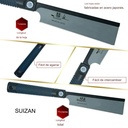 SUIZAN Sierra japonesa de mano - Sierra de tracción Dozuki 6" Dozuki (dovetail) para cortes precisos