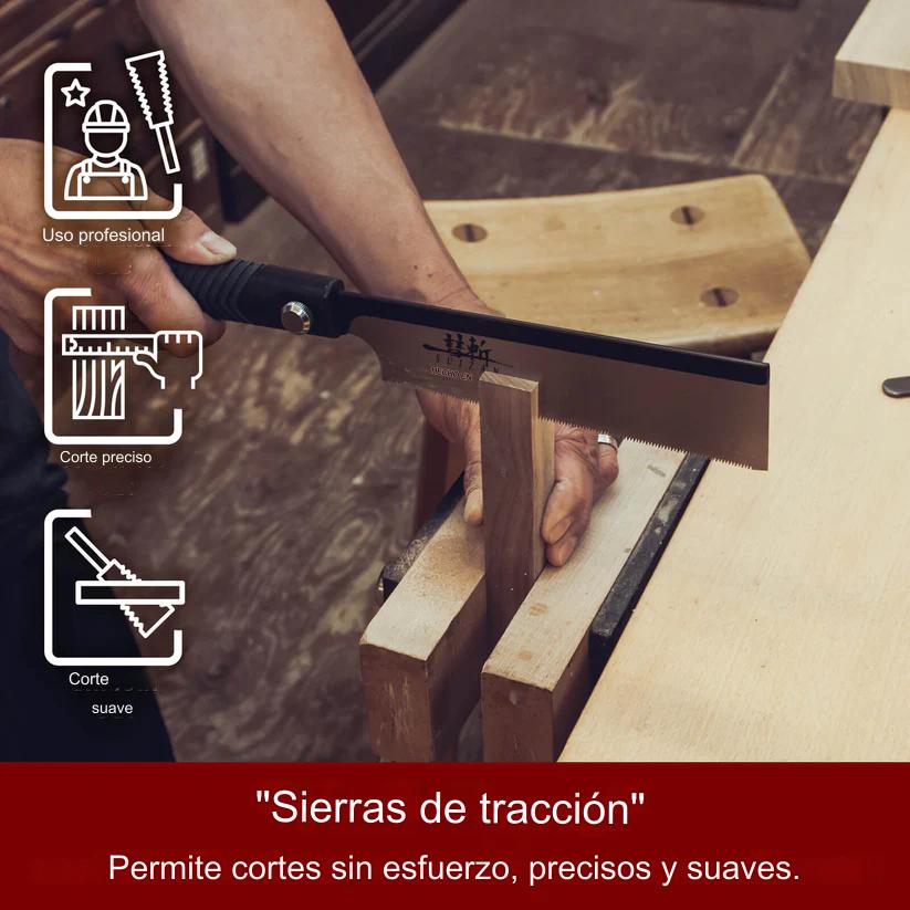 SUIZAN Sierra japonesa de mano - Sierra de tracción Dozuki 6" Dozuki (dovetail) para cortes precisos