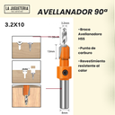 Broca avellanadora 3.2*10 mm