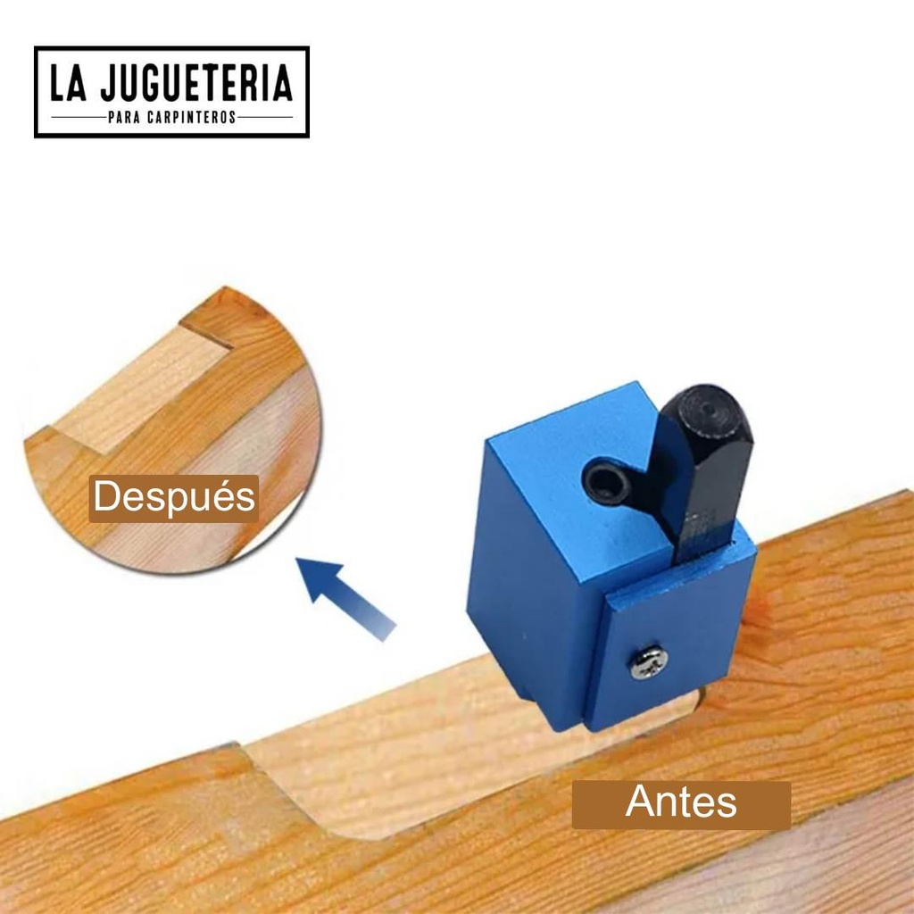 Cincel de esquina / cortador de cantos para bisagras