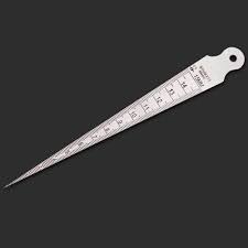 Cuña de medición de rendijas de 0 a 15 mm